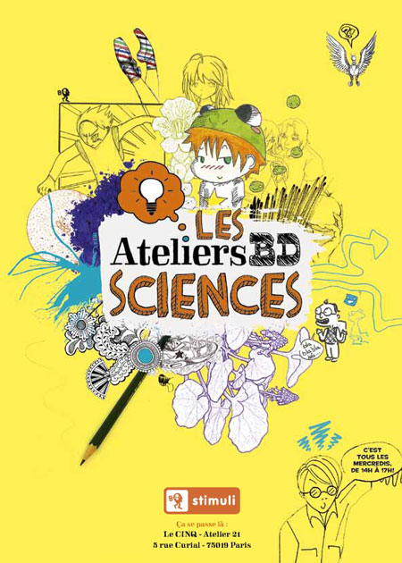 Atelier bd sciences au CINQ